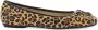 Pinko Luipaardprint Bruine Platte Ballerina Schoenen - Thumbnail 1
