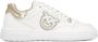 Pinko Leren Sneaker met Polyurethaan Samenstelling White Dames - Thumbnail 3