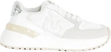 PINKO Lage Sneakers Dames Gem 07 Maat: 36 Materiaal: Leer Kleur: Wit