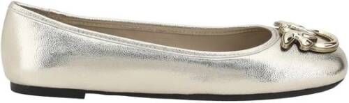Pinko Metallic Ballerina's met Iconisch Logo