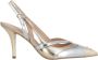 Pinko Metallic Hoge Hakken Pumps met Love Birds Detail Yellow Dames - Thumbnail 1