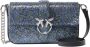 Pinko Monogram Slouchy Strass Tas - Thumbnail 1