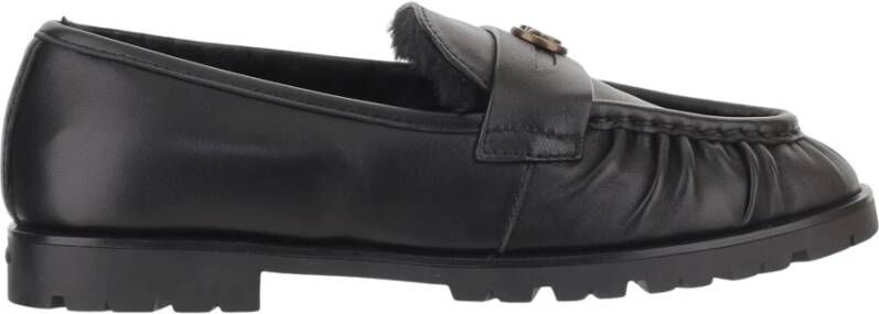 Pinko Nappa Leren Loafers met Bontvoering - Foto 2