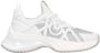 Pinko Neopreen Slip-On Sneakers met Strass Detail White Dames - Thumbnail 1