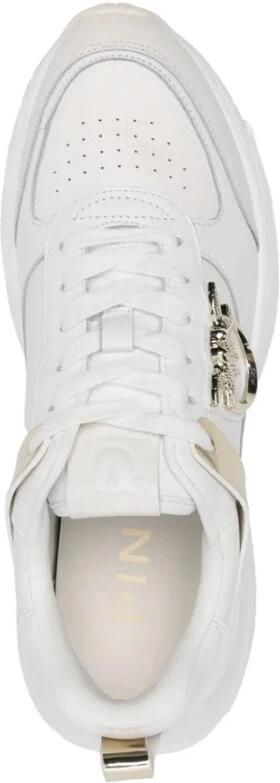 Pinko Ariel 2.0 Sneaker Lage sneakers Leren Sneaker Dames Wit - Foto 8