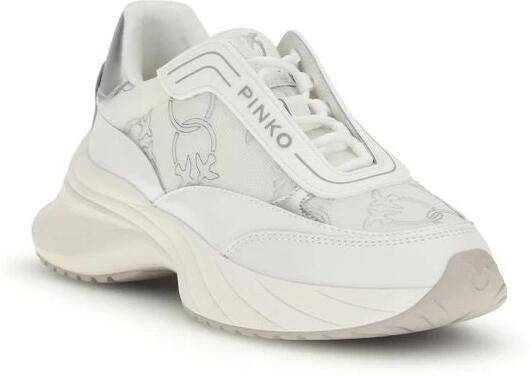 Pinko Ariel 19 Sneaker Calf Leather Patent Monogram Net - Foto 2