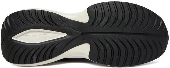 PINKO Sneakers laag 'Ariel 19 Sneaker Calf Leather Patent Monogram Net' zwart - Foto 5