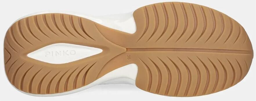 Pinko Ariel 34 Sneaker Calf Leather Knit - Foto 4