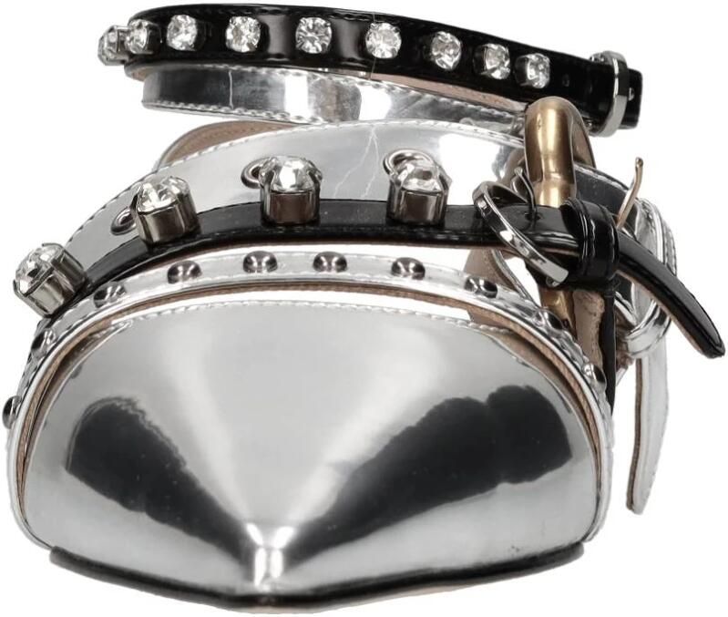 Pinko Zilveren Ballerina Schoenen voor Dames Gray - Foto 3