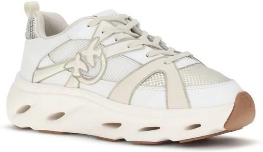 Pinko Chunky Roze Sneakers met Mesh Inzetstukken