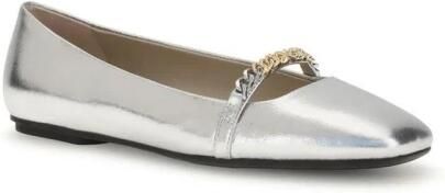 Pinko Elegante Metallic Ballerina's voor vrouwen