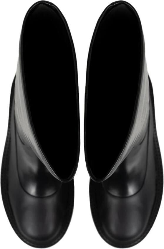 Pinko Fortaleza Stivale Pelle Vitello Liscio Zwart Dames - Foto 4