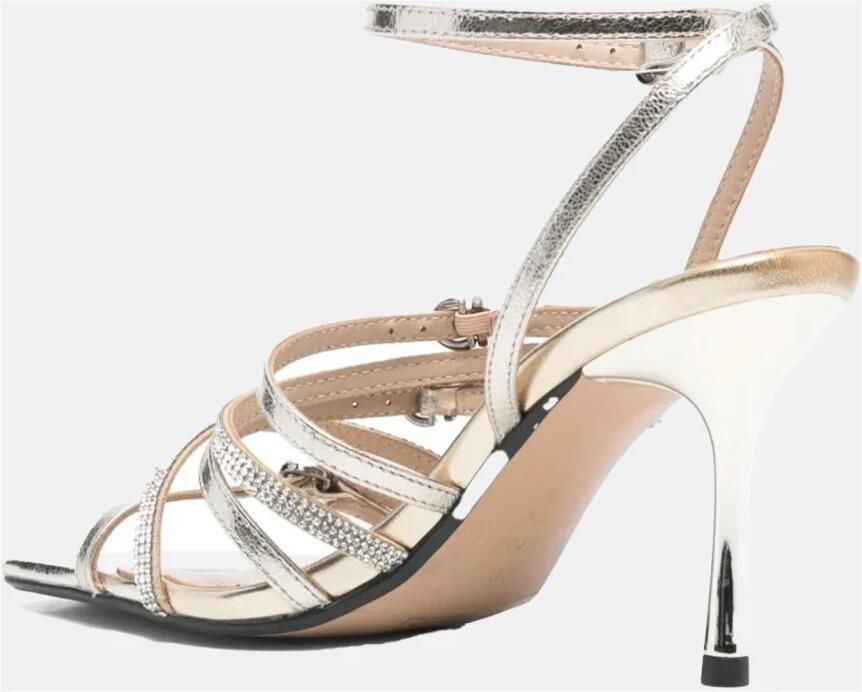 Pinko Gelamineerde Nappa Sandaal Lisa 01