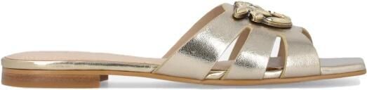 Pinko Gelamineerde Nappa Slipper Schoenen