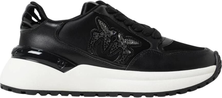 Pinko LaceUp Sneakers met strassdetails - Foto 2