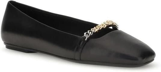 Pinko Leren Ballerina's met Metalen Detail