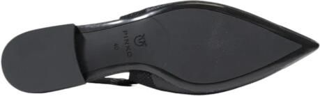 Pinko Leren Dames Sandalen Lente Zomer Collectie Black Dames