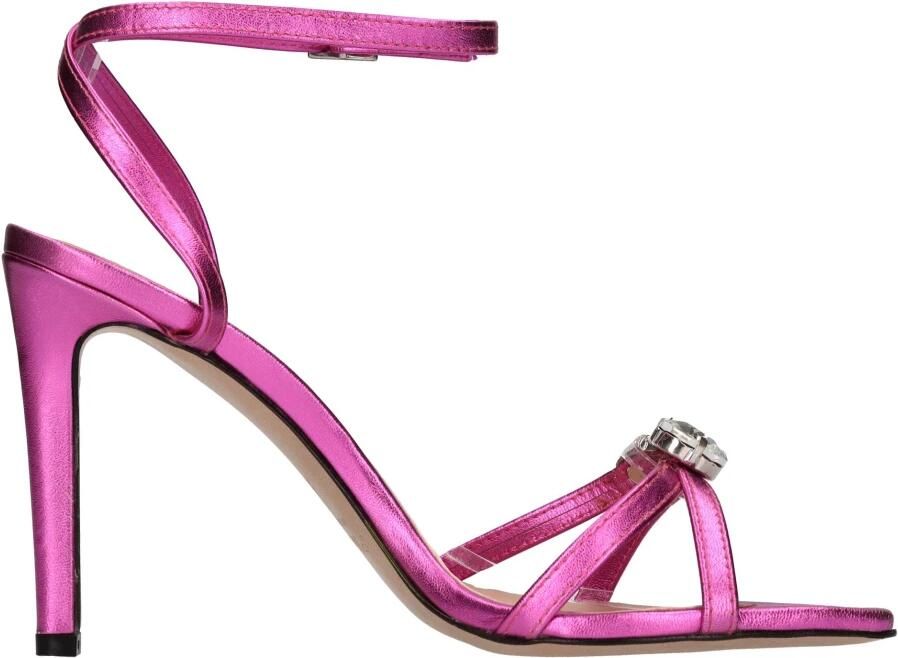 Pinko Elegante Enkelband Hakken Pink Dames - Foto 2