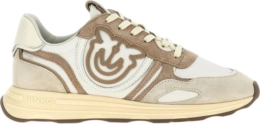 Pinko Leren Suède Casual Sneakers - Foto 2