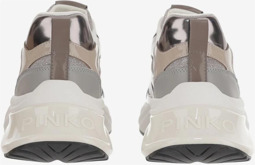 PINKO Lage Sneakers Dames Ariel 15 Maat: 39 Materiaal: Leer Kleur: Bruin