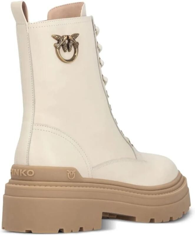 Pinko Leren Veterschoenen - Foto 4