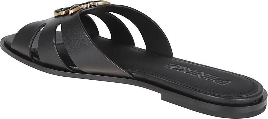 Pinko Leren Slippers - Foto 2