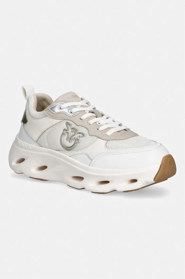 Pinko Pink 09 Sneaker van kalfsleer en mesh Licht en comfortabel Ideaal voor dagelijks gebruik - Foto 5