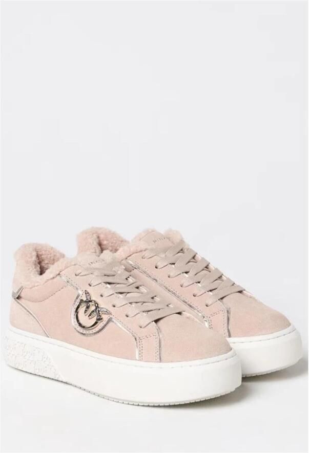 Pinko Platform Sportieve Slip-On Suède Sneakers met Veters - Foto 2