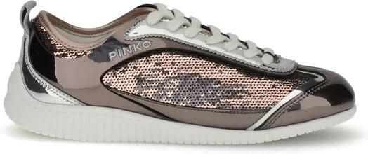 Pinko Sneakers met pailletten en nylonconstructie - Foto 3