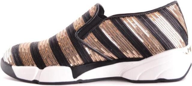 Pinko Slip-On Gestreepte Stoffen Sneakers - Foto 2
