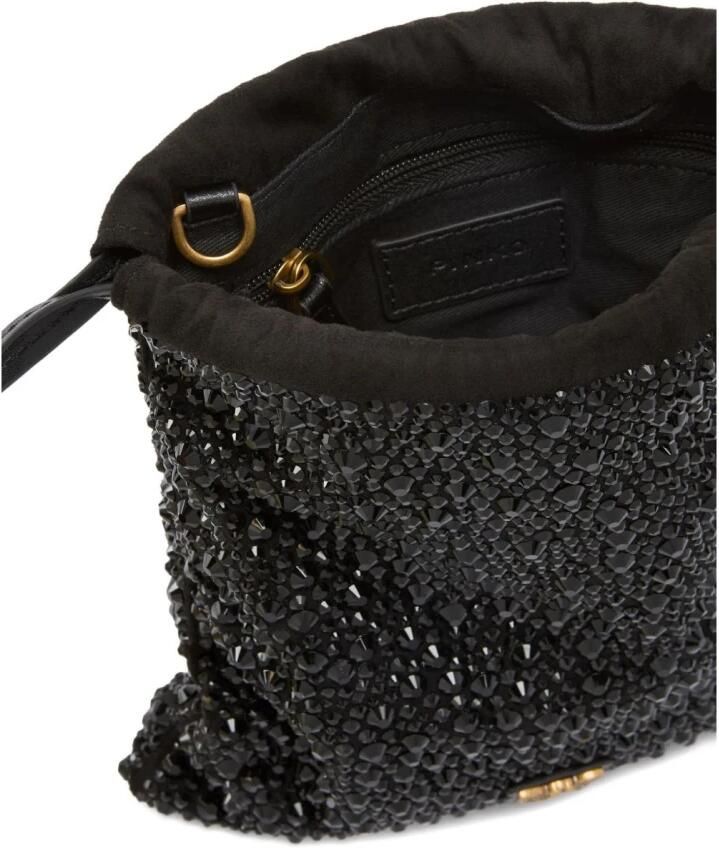 Pinko Slouchy Schoudertas met Strass