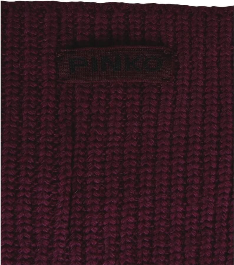 Pinko Geribbelde Sjaal Slovenië Half English Rib - Foto 2