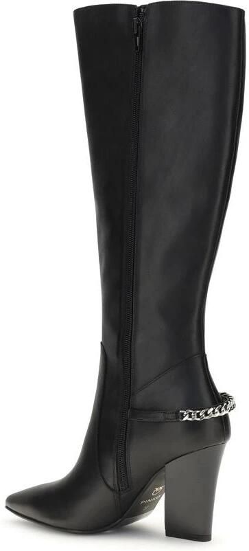 Pinko Viola Hoge Laarzen met Asymmetrische Hak