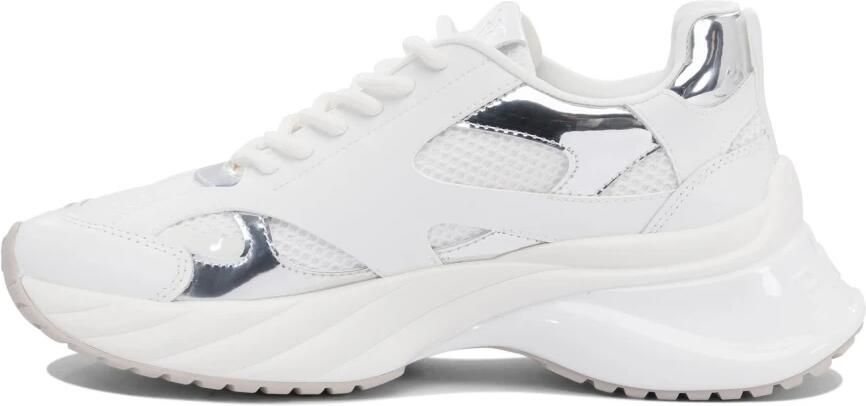 Pinko Witte en Zilveren Sneakers voor Vrouwen White Dames - Foto 3