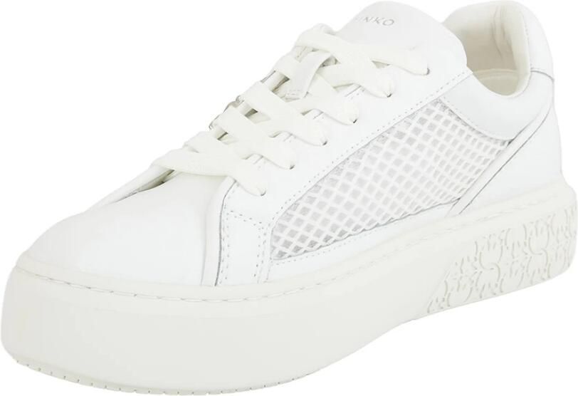 Pinko Yoko 33 Sneaker van kalfsleer en mesh Comfortabele pasvorm Ventilerende panelen - Foto 2