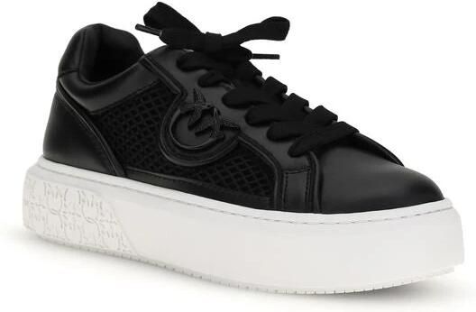 Pinko Yoko 33 Sneaker Calf Leather Mesh - Foto 4
