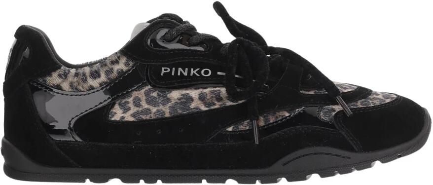 PINKO Yulia 01 Leren en Mesh Sneakers