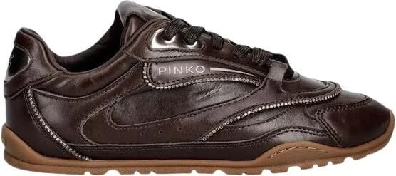 PINKO Sneakers laag 'YULIA' donkerbruin