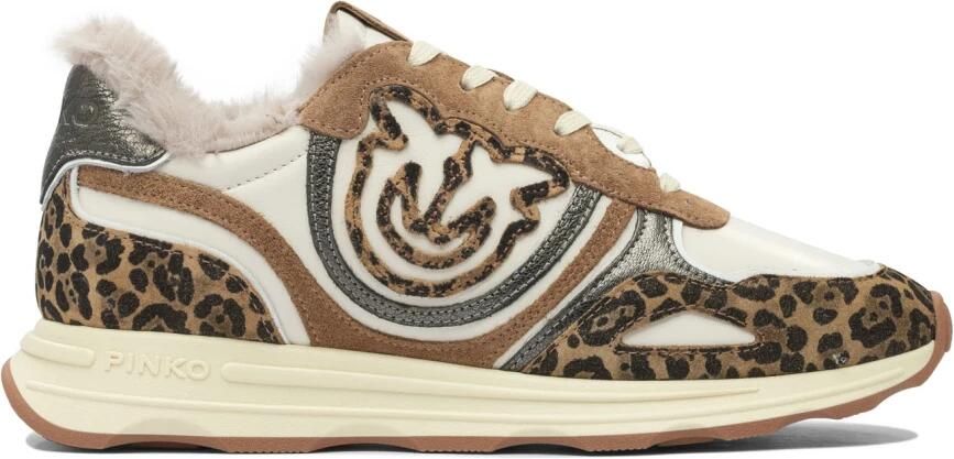 Pinko Beige Sneakers voor Vrouwen - Foto 3