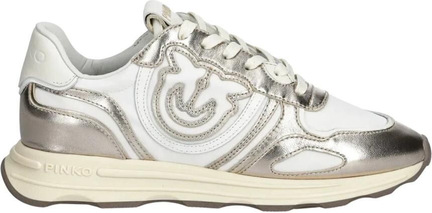 PINKO Lage Sneakers Dames Zoe 01 Leer Goud