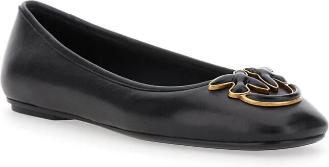 Pinko Zwarte Ballerina Platte Schoenen
