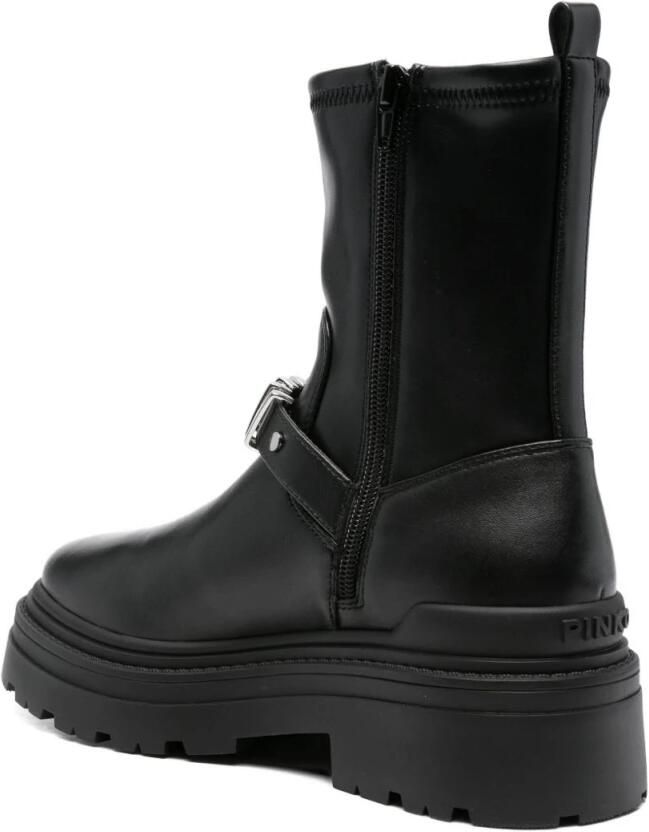 Pinko Zwarte enkellaarsjes voor vrouwen