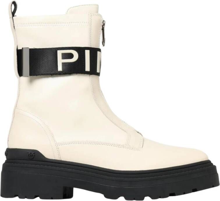 Pinko Platte Enkellaarsjes