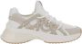 Pinko Rhinestone Nylon Lace-Up Sneakers - Thumbnail 1