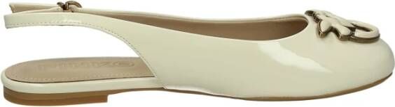 Pinko Slingback Schoenen Beige Dames