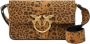 Pinko Slouchy Mini Mezzo Suède Print Tas - Thumbnail 1