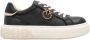 Pinko Leren Sneaker met Polyurethaan Stijl Ss0003P014Zi8 Black Dames - Thumbnail 19