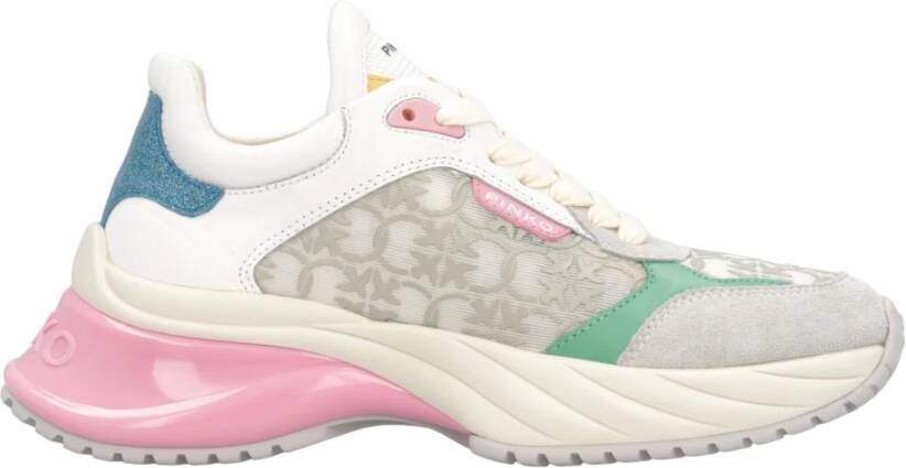 Pinko Sneakers met Love Birds Monogram Multicolor Dames