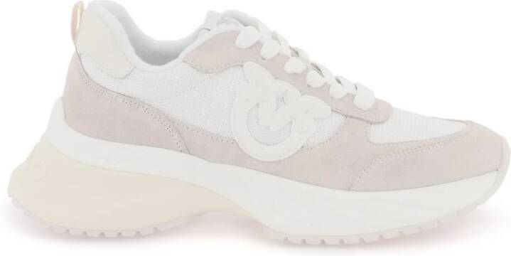 Pinko Witte en Grijze Ariel Sneakers White Dames