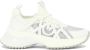 Pinko Low-Top Sneakers Panelled Design Scuba Jersey And Calf Leather Snea in wit - Thumbnail 5